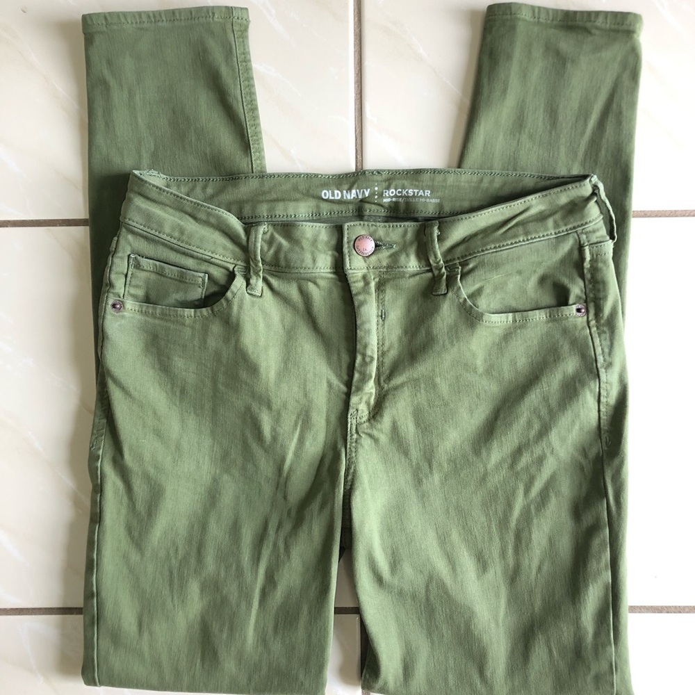 Old Navy Rockstar Mid Rise Skinny Jeans